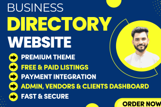 develop directory or service finder b2b listing website