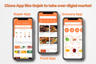 develop multiple services app like gojek grab
