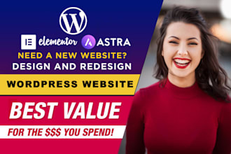 be your elementor expert for elementor website, fix wordpress issues
