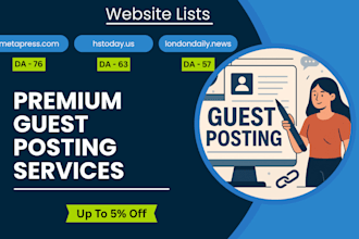 do guest posting on premium websites