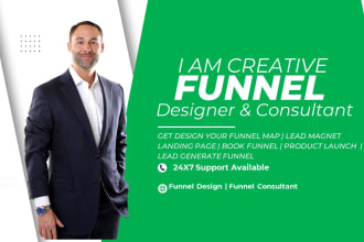 be your click funnel virtual assistant , sales funnel manager graphic designer
