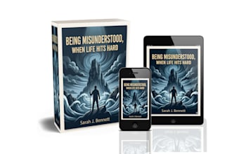 do 3d book cover mockup, ebook mockup, kindle, iphone, ipad mockup