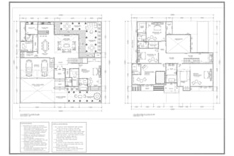 draft architectural house design, 2d floor plan or house plan