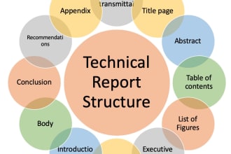 do technical report writing and research work