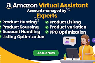 be your amazon virtual assistant or amazon fba virtual assistant, amazon va