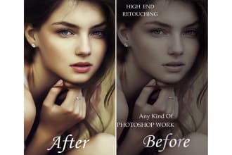 photoshop edit photo retouching and product image editing