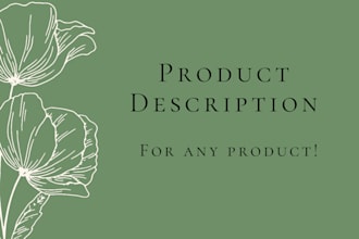 write compelling product descriptions