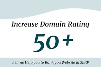 increase your domain rating DR with dofollow backlinks