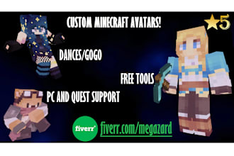 convert your minecraft skin into a vrchat avatar