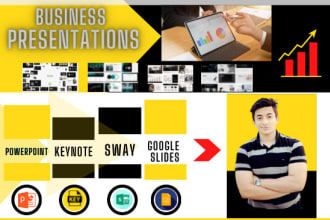 create business, keynote, and stunning powerpoint presentation design