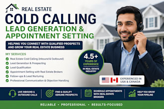 do real estate cold calling and appointment setting