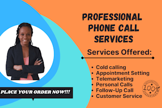 make professional phone calls for you