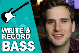 write and record pop punk bass for your song
