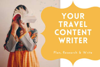 write SEO travel content for your travel blog