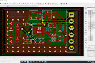 design spi, i2c and usb to uart circuit and pcb