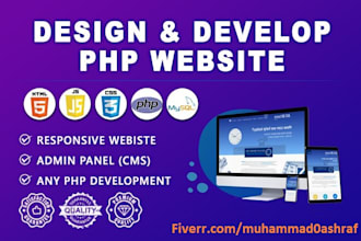 build a modern responsive website for your business