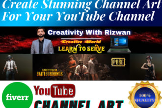 design yt channel art, design youtube cover