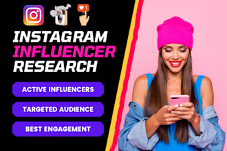 do instagram leads generation content writing and instagram influencer list