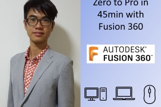 teach you fusion360 in 45 min aka fusion 360