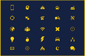 design custom icon set