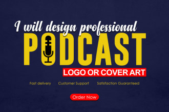 design podcast cover art and itunes podcast logo professionally