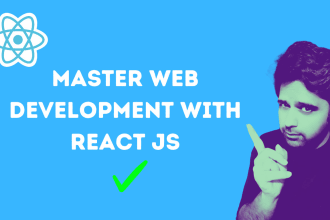 be your web development tutor and teach javascript, react js