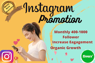 do instagram marketing or promotion to gain organic follower