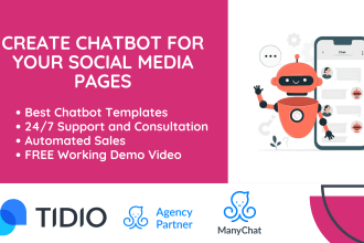 create automated chatbot for your social media pages using manychat