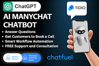 create ai chatbot for your social media pages using chatgpt and manychat