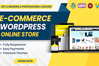 develop an outstanding ecommerce wordpress website