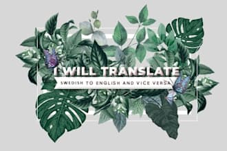 translate your document from swedish to english or vice versa
