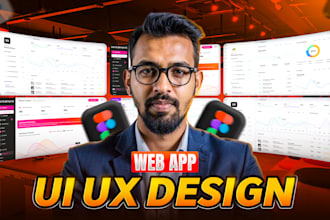 design web app, saas dashboard UI UX, figma prototype