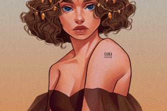 do art commission in my unique style professionally