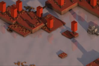 create stylized low poly models for your game or project