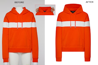 do ghost mannequin photo editing for ecommerce clothing products