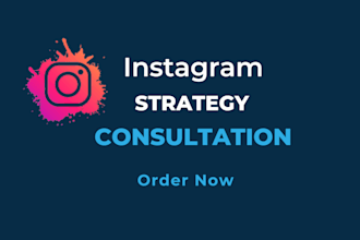 provide an instagram growth strategy consultation service