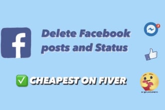delete facebook posts and photos