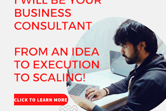 be your business consultant from an idea to execution