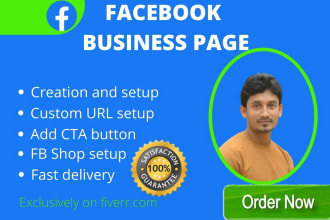 do a facebook business page or fb fan page creation and set up
