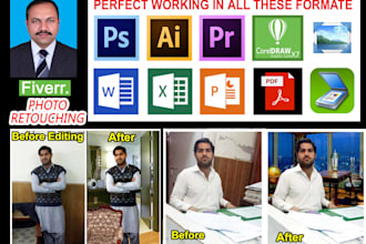 professionally retouch and edit your photos in photoshop