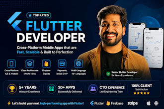 build your cross platform flutter app with a backend