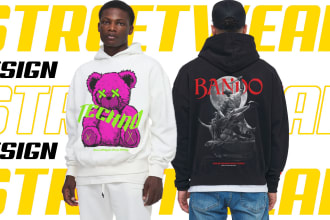 design streetwear collection or merch for your brand