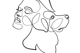 draw 12hours animal pets dog cat anything line art josgandos
