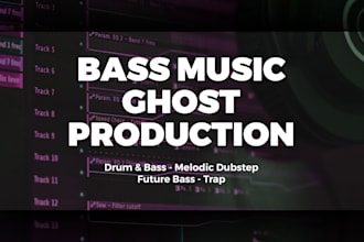 produce electrifying edm bass tracks for you