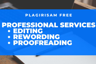 manually edit, reword, or proofread your blogs