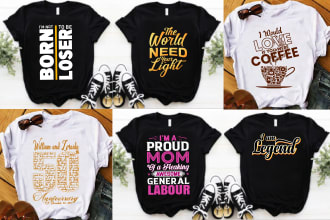 design custom typography t shirt and graphic t shirt
