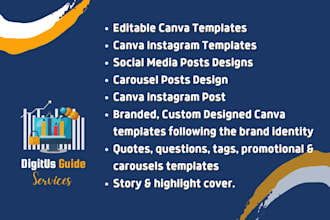 desing posts and covers for all social media platforms