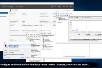 configure windows servers, windows servers installations