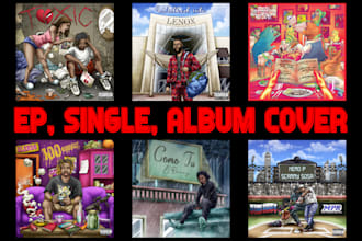 draw cartoon or anime for ep, single and album cover