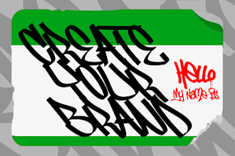 create original font graffiti tagging